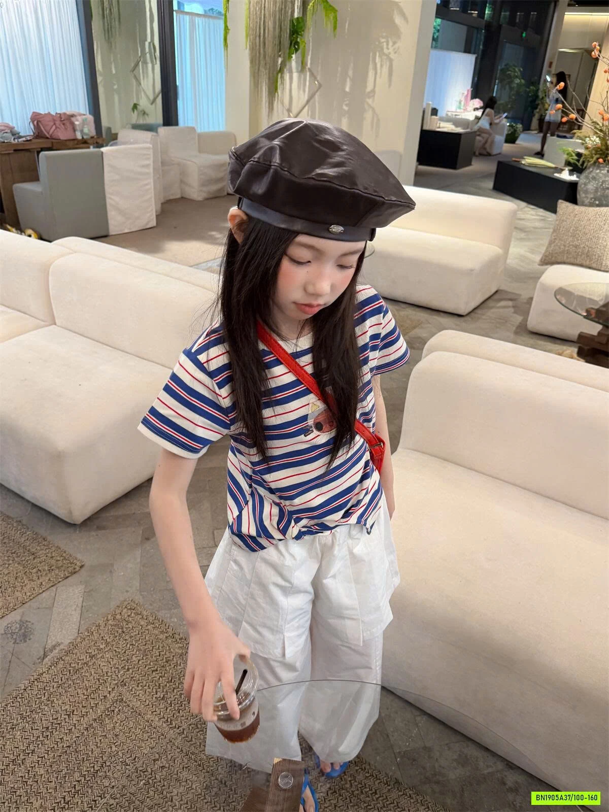 ÁO THUN MÈO PHỐI KẺ
