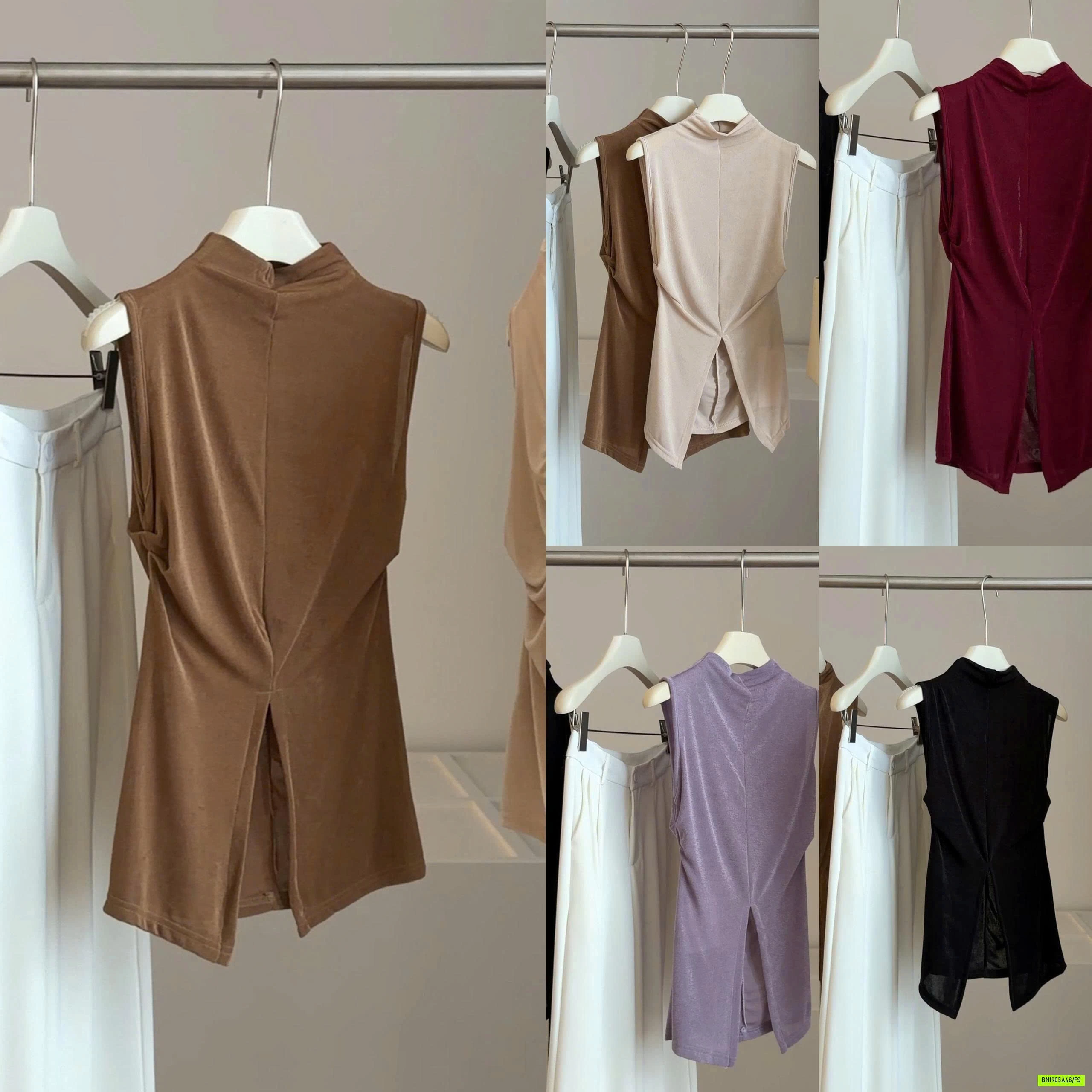 ÁO 3 LỖ KHOÉT LƯNG CUT EO ANNA