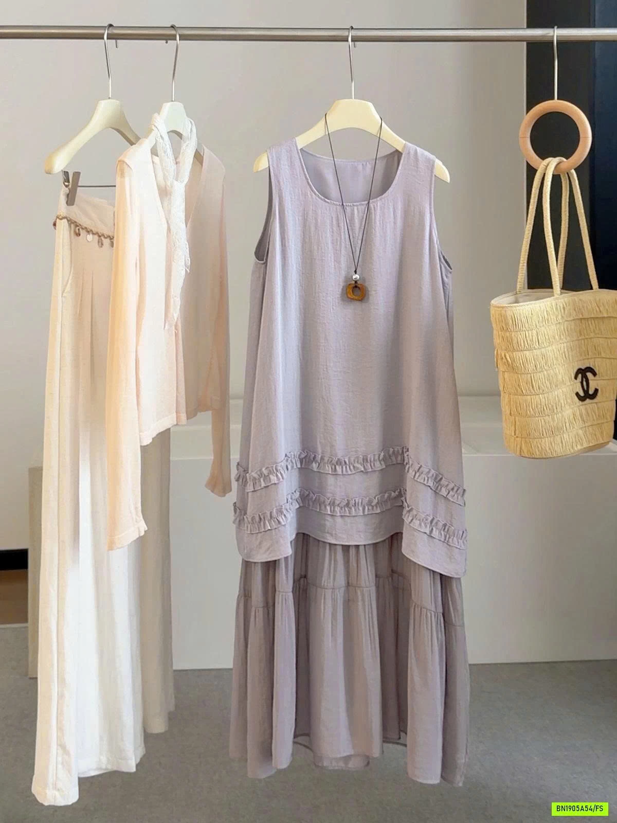 VÁY PHỐI VIỀN BÈO ANNA
