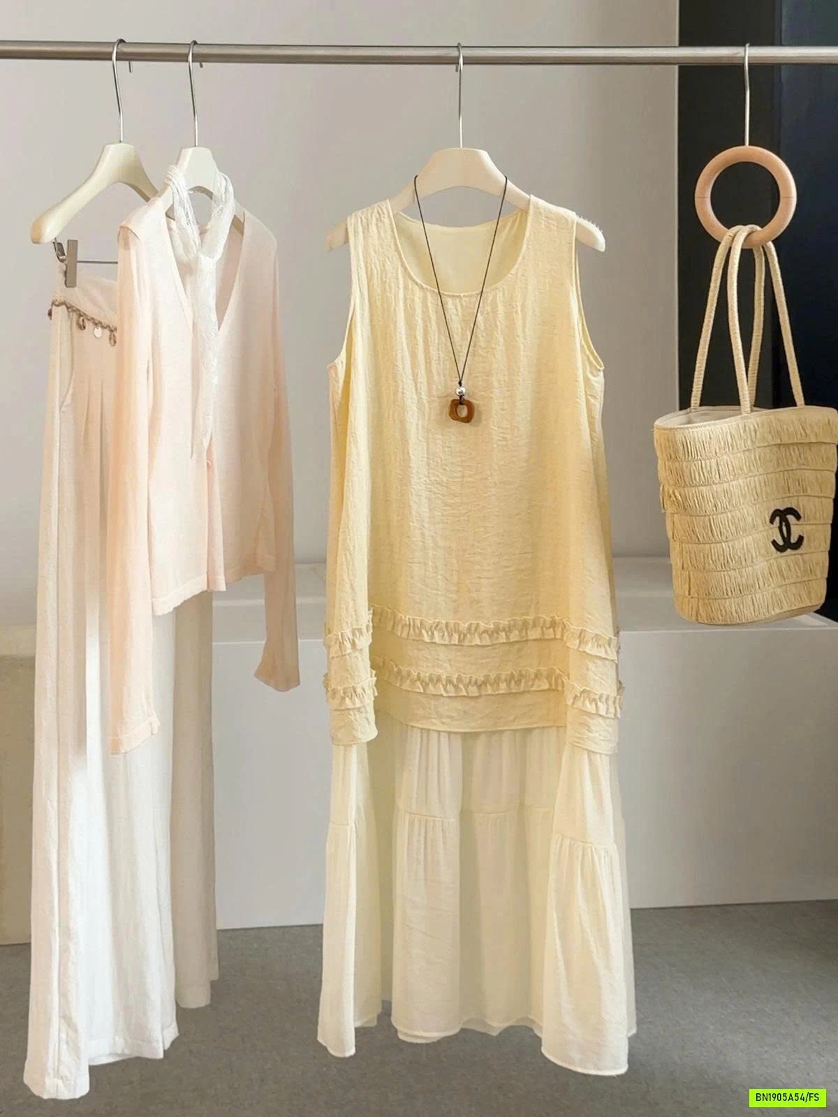 VÁY PHỐI VIỀN BÈO ANNA