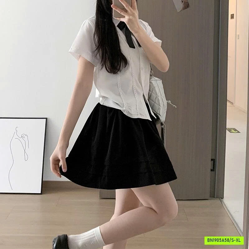 CHÂN VÁY XÒE BỒNG DÁNG NGẮN