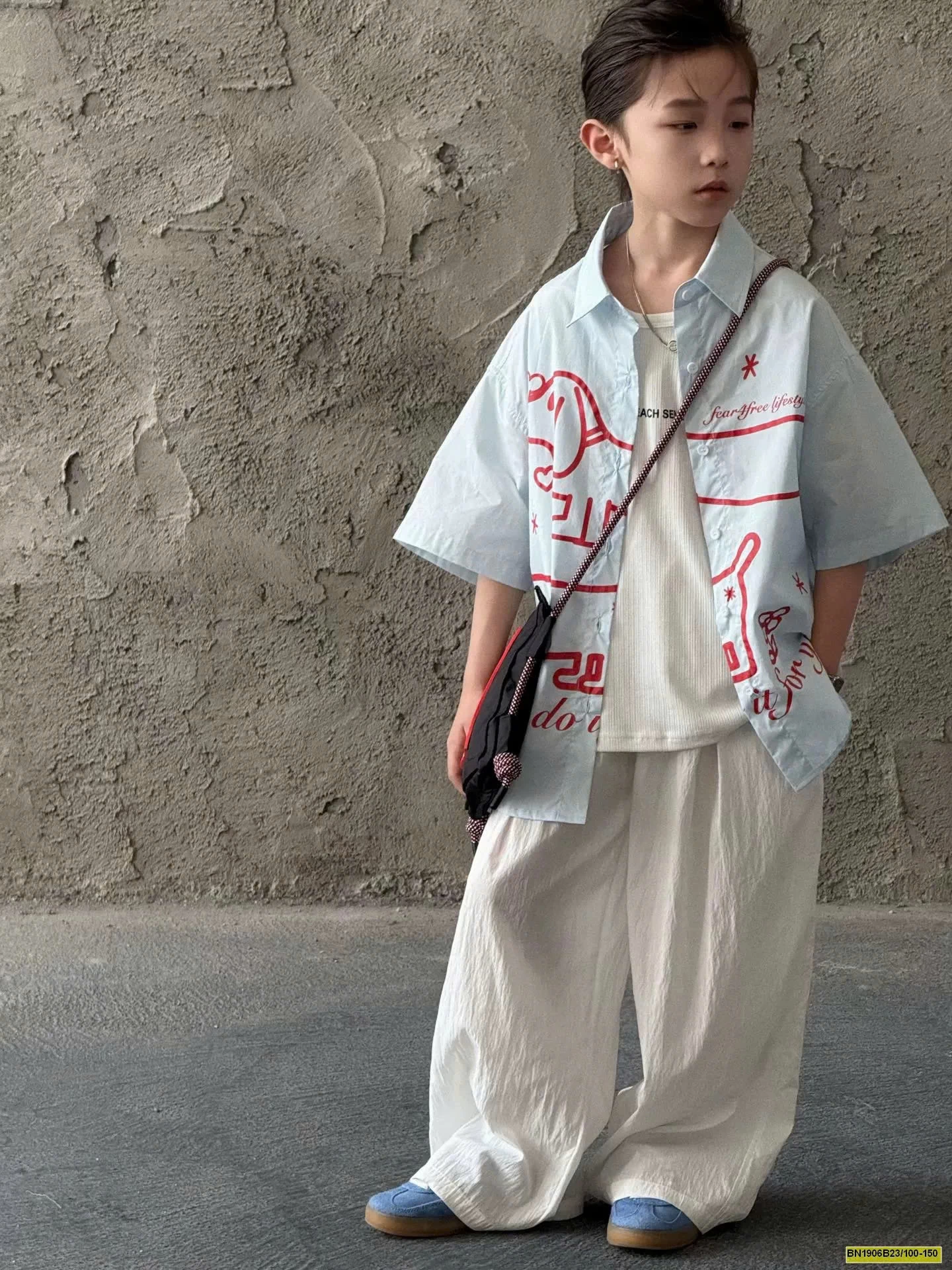 ÁO SƠ MI IN HÌNH CHÓ LẠP XƯỞNG