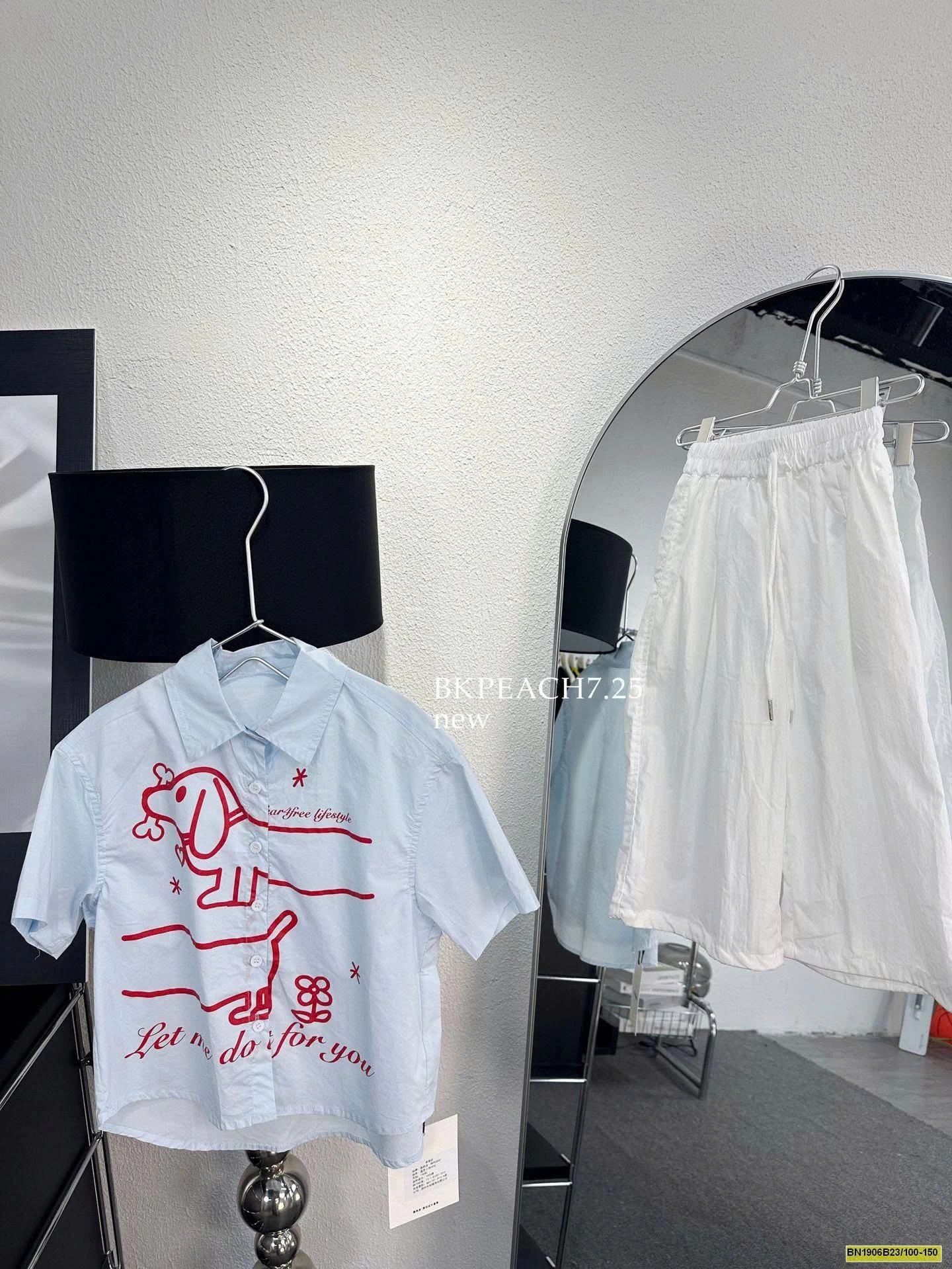 ÁO SƠ MI IN HÌNH CHÓ LẠP XƯỞNG