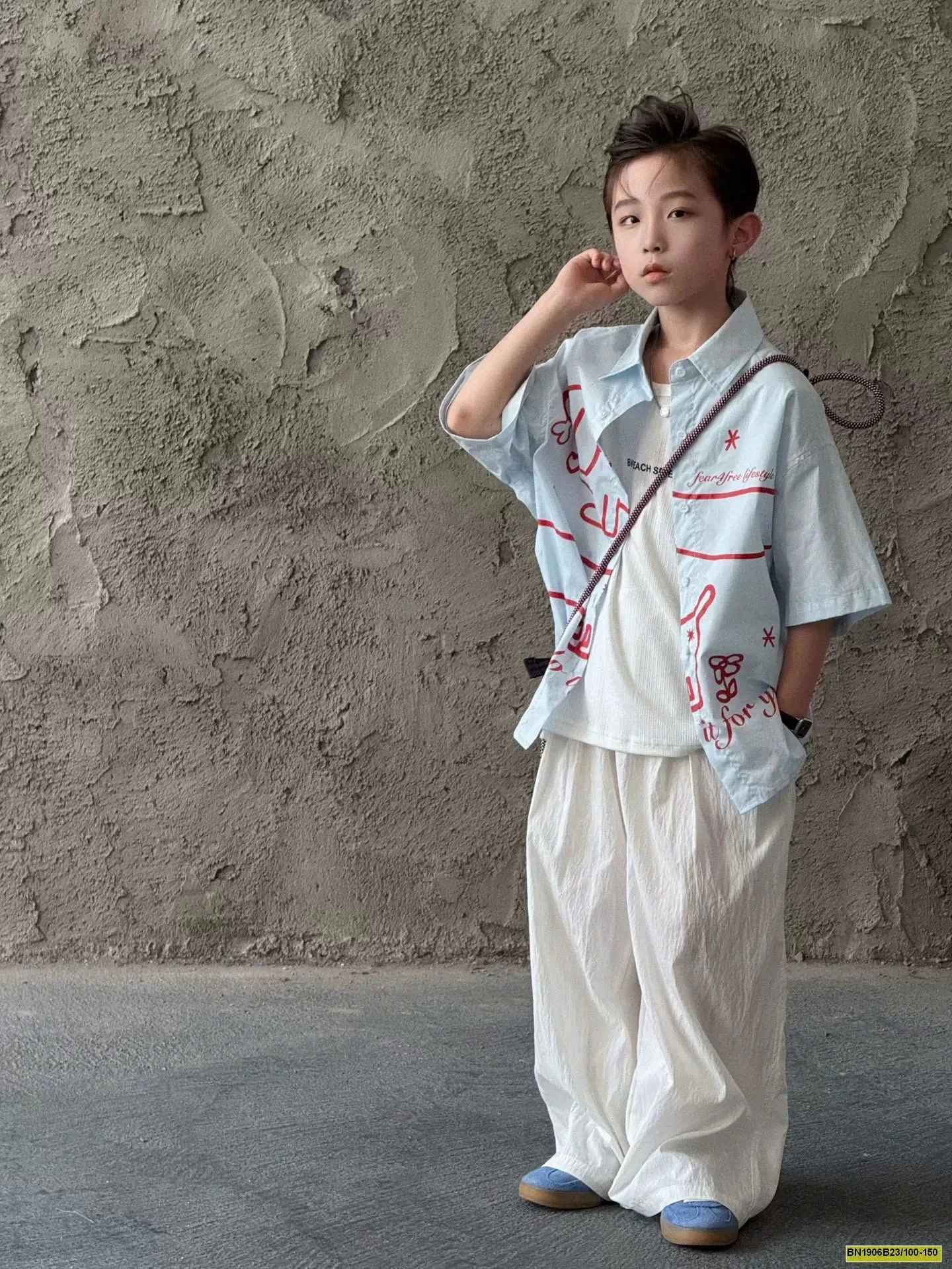 ÁO SƠ MI IN HÌNH CHÓ LẠP XƯỞNG