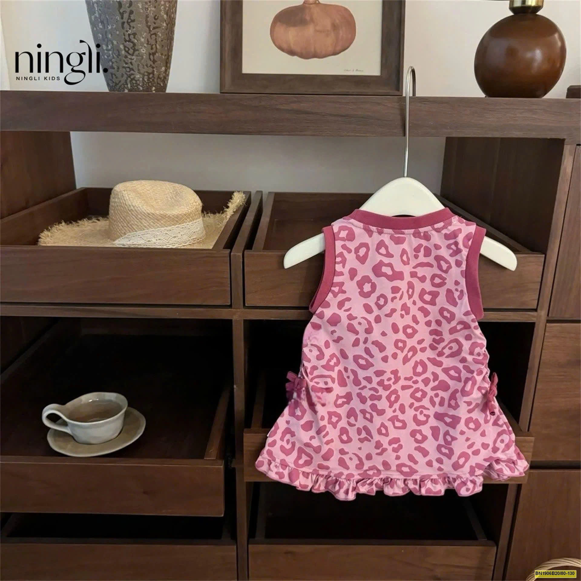 VÁY KITTY TONE HỒNG DỄ THƯƠNG