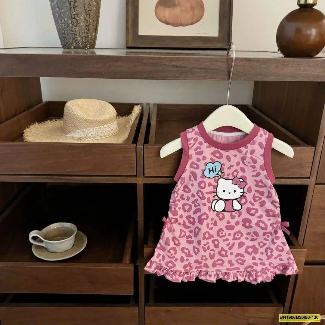 VÁY KITTY TONE HỒNG DỄ THƯƠNG