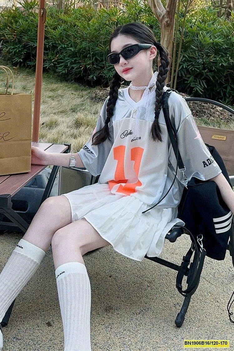 SÉT ÁO THUN THỂ THAO SỐ 11 MIX CV TRẮNG