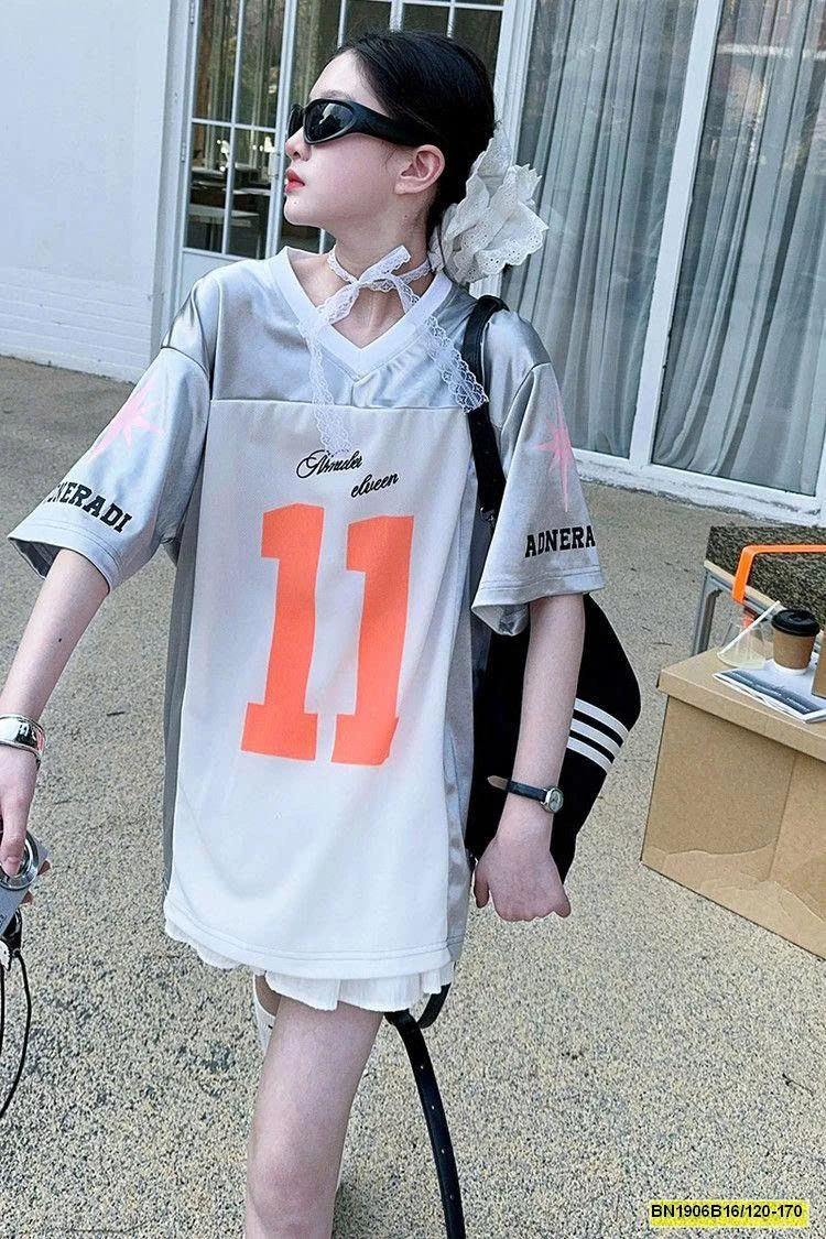 SÉT ÁO THUN THỂ THAO SỐ 11 MIX CV TRẮNG