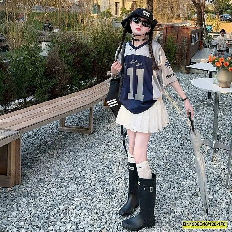 SÉT ÁO THUN THỂ THAO SỐ 11 MIX CV TRẮNG