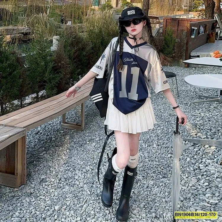 SÉT ÁO THUN THỂ THAO SỐ 11 MIX CV TRẮNG