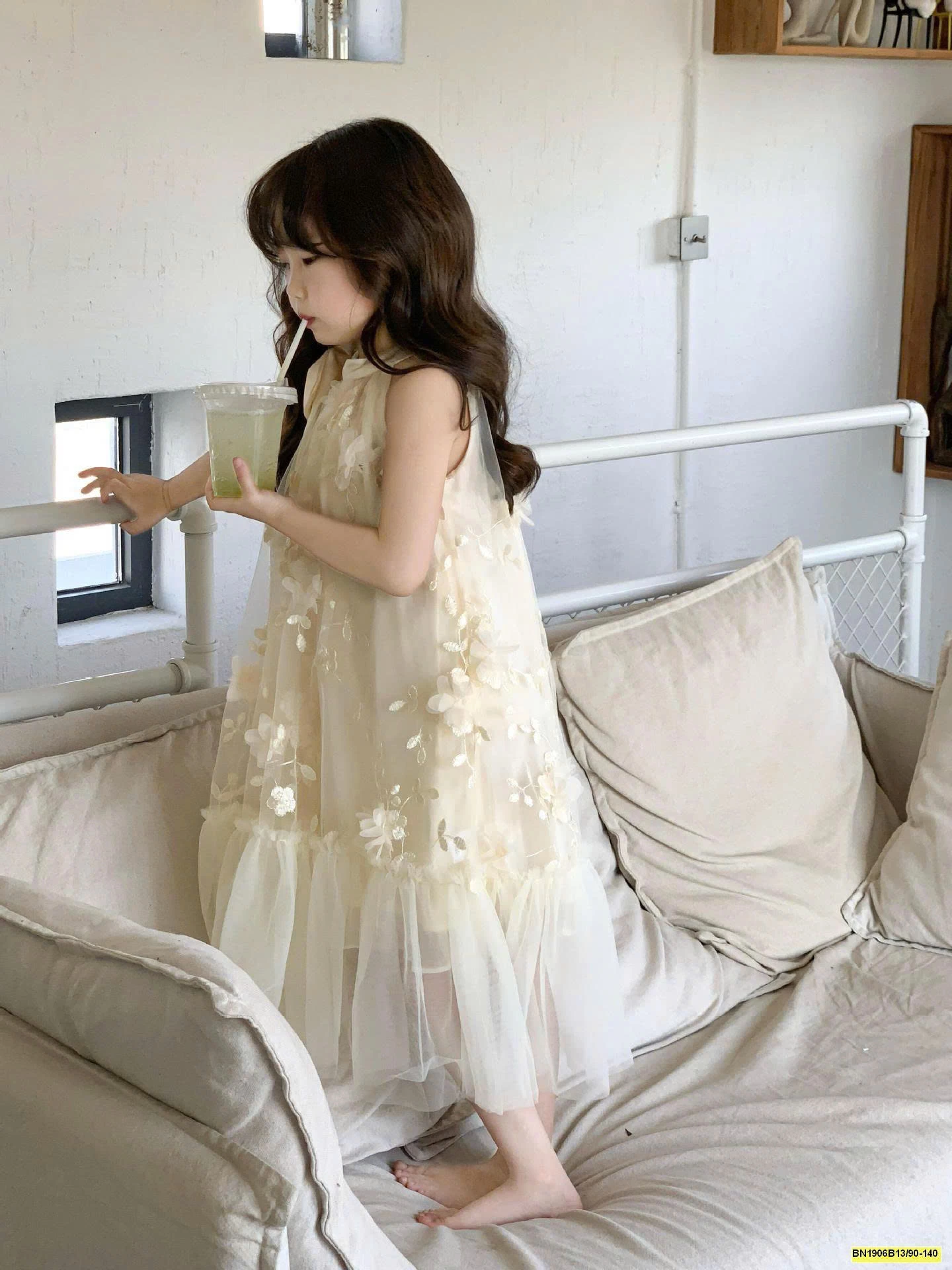 VÁY REN HOA 3D CAO CẤP