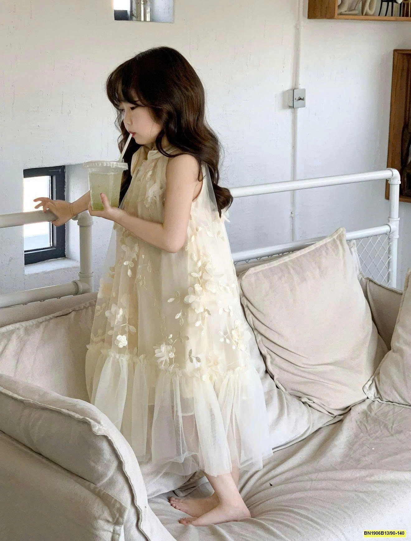 VÁY REN HOA 3D CAO CẤP