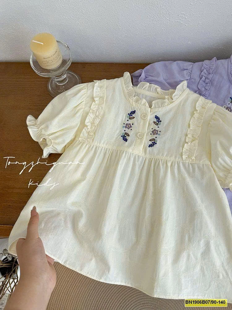 ÁO BABYDOLL THÊU HOA NGỰC