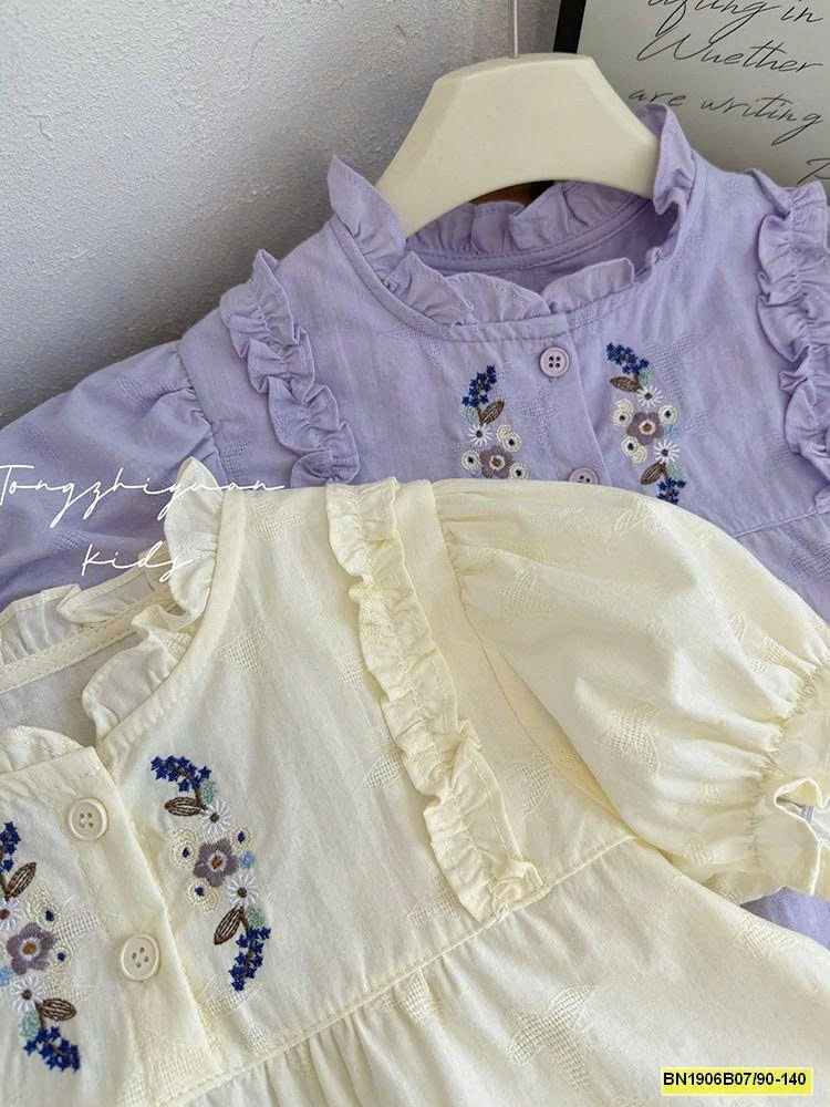 ÁO BABYDOLL THÊU HOA NGỰC