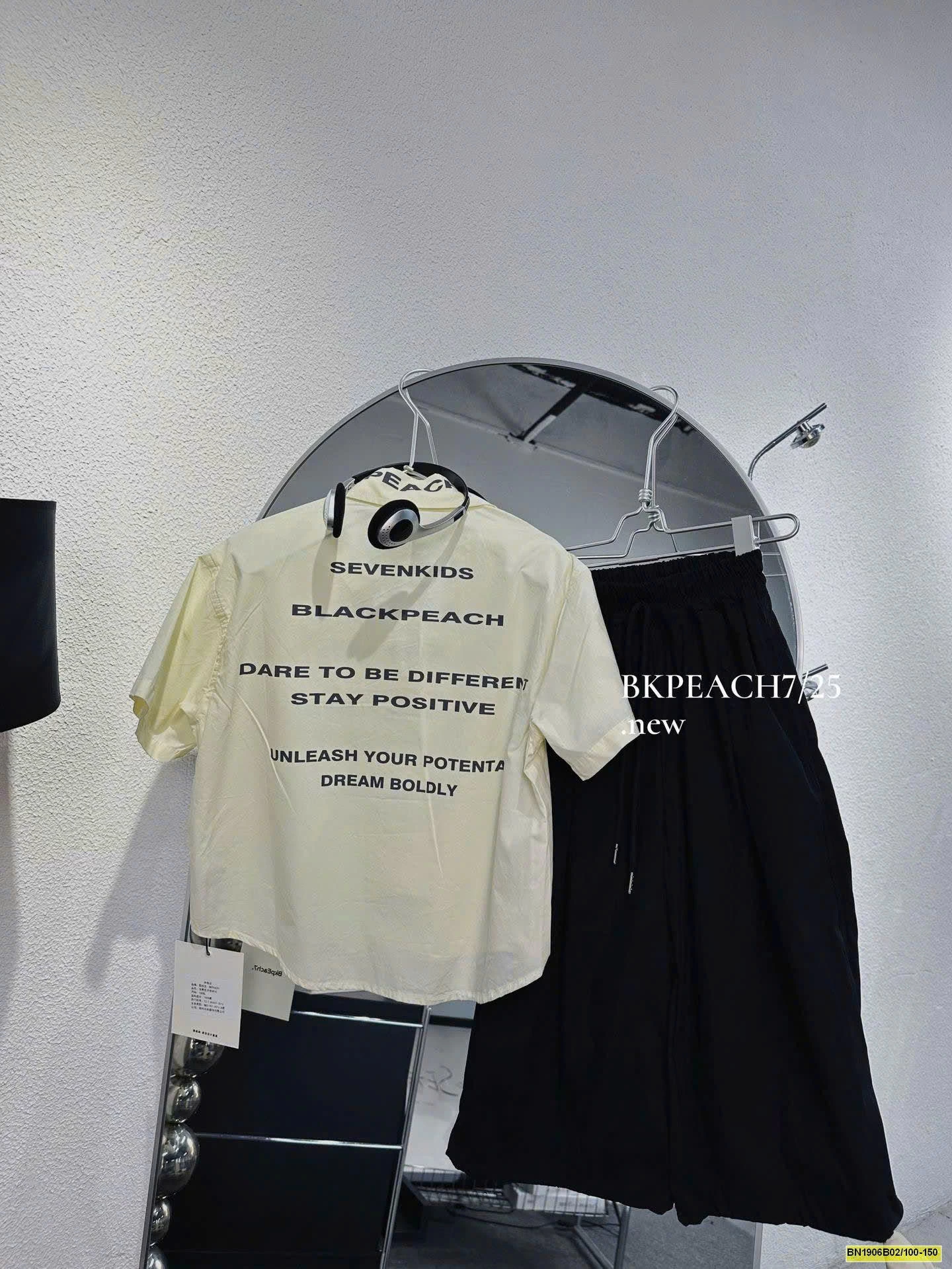 ÁO SƠ MI DÁNG RỘNG IN CHỮ