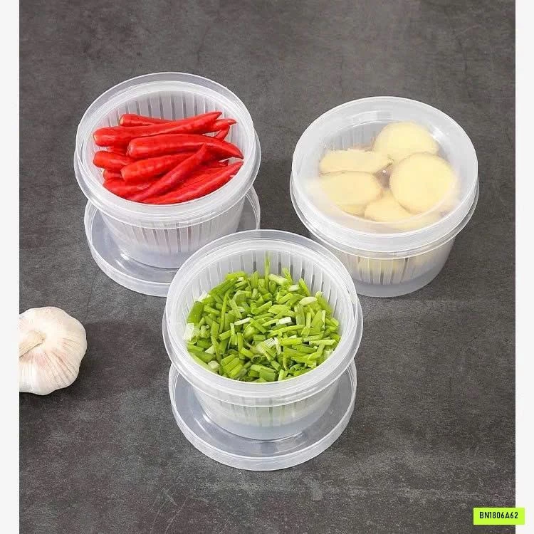 SET 8 HỘP ĐỰNG THỰC PHẨM HÀNH LÁ, GỪNG TỎI