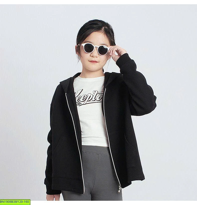 ÁO KHOÁC NỈ KÉO KHÓA CÓ MŨ