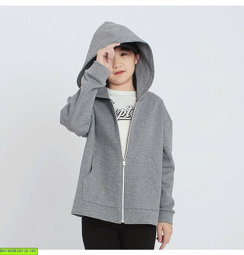 ÁO KHOÁC NỈ KÉO KHÓA CÓ MŨ