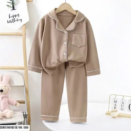 BỘ PIJAMA TRƠN CHO BÉ
