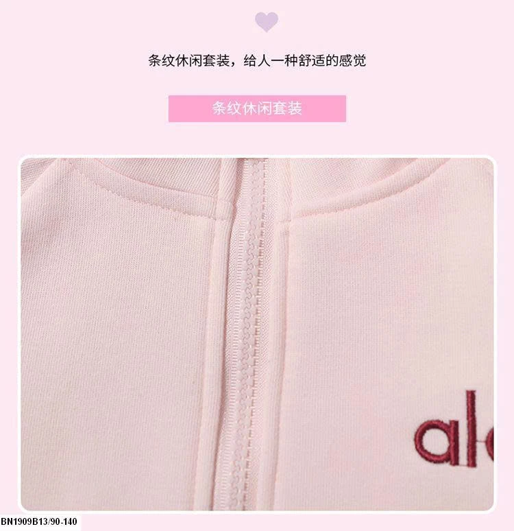 SÉT NỈ ALO SỌC HỒNG