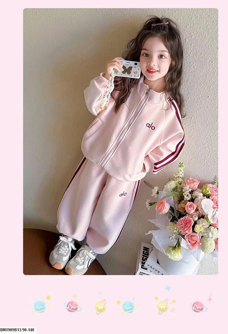 SÉT NỈ ALO SỌC HỒNG