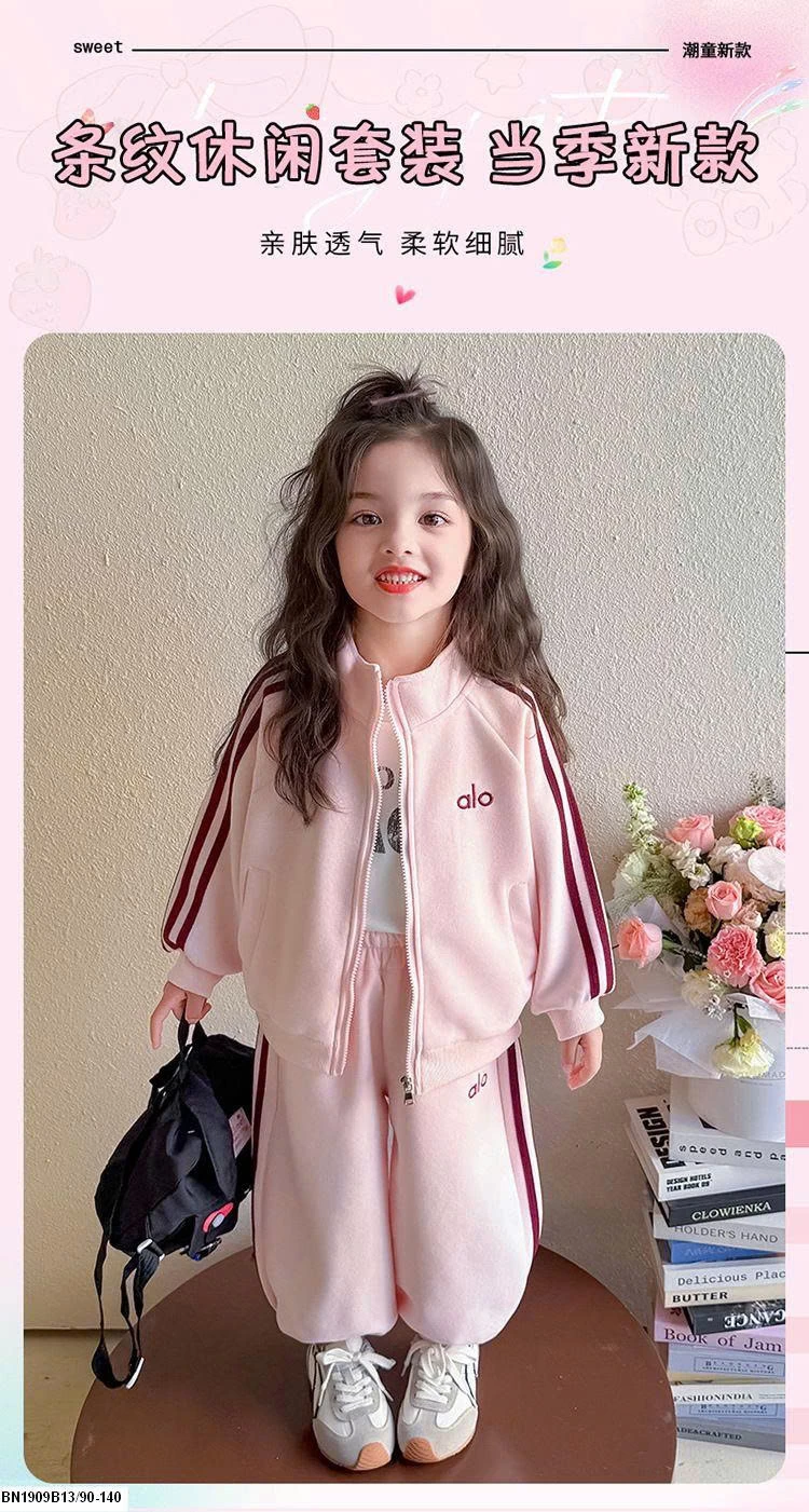 SÉT NỈ ALO SỌC HỒNG