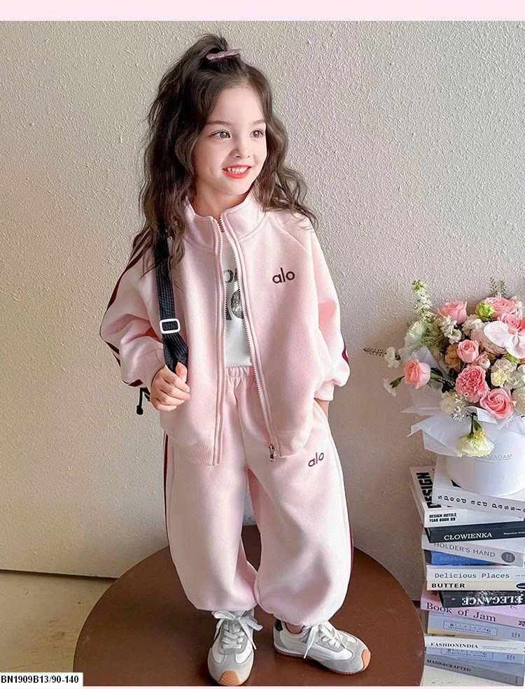 SÉT NỈ ALO SỌC HỒNG