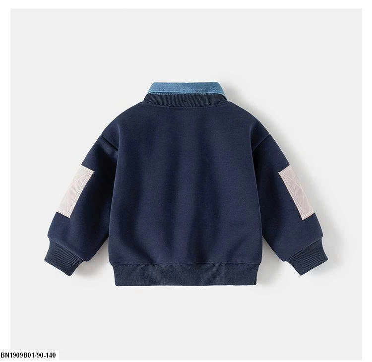 ÁO NỈ CỔ POLO JEAN