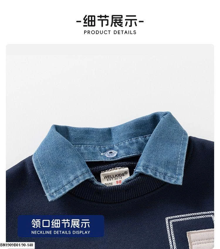 ÁO NỈ CỔ POLO JEAN