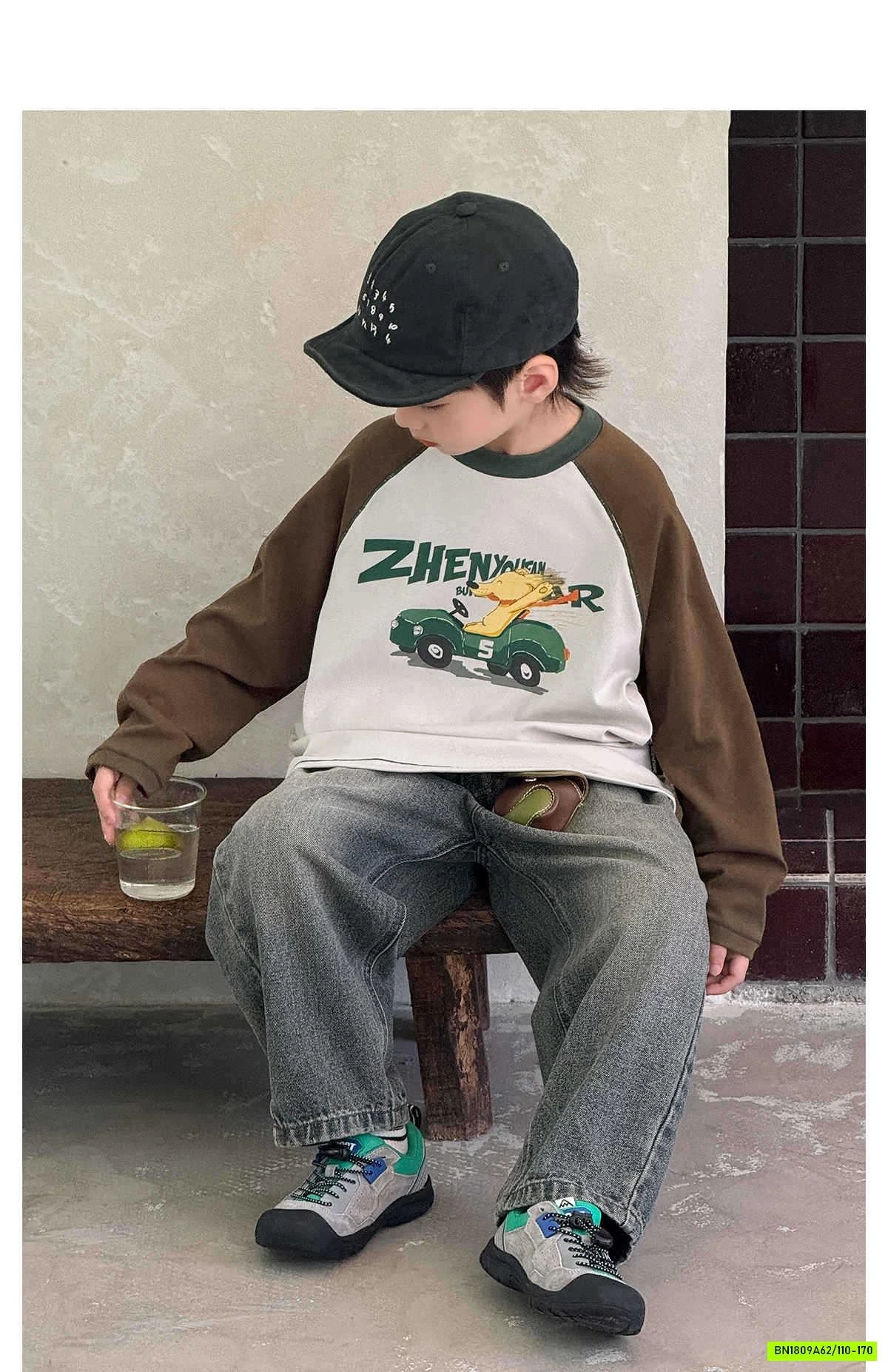 ÁO THUN Ô TÔ PHỐI MÀU TAY