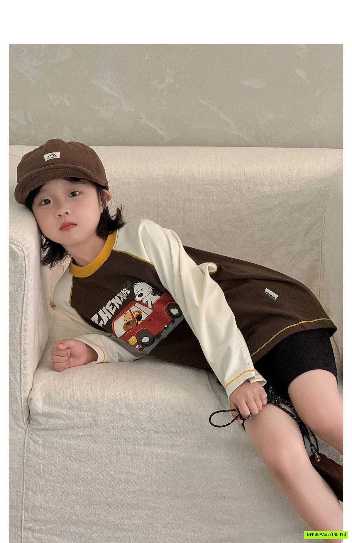 ÁO THUN Ô TÔ PHỐI MÀU TAY