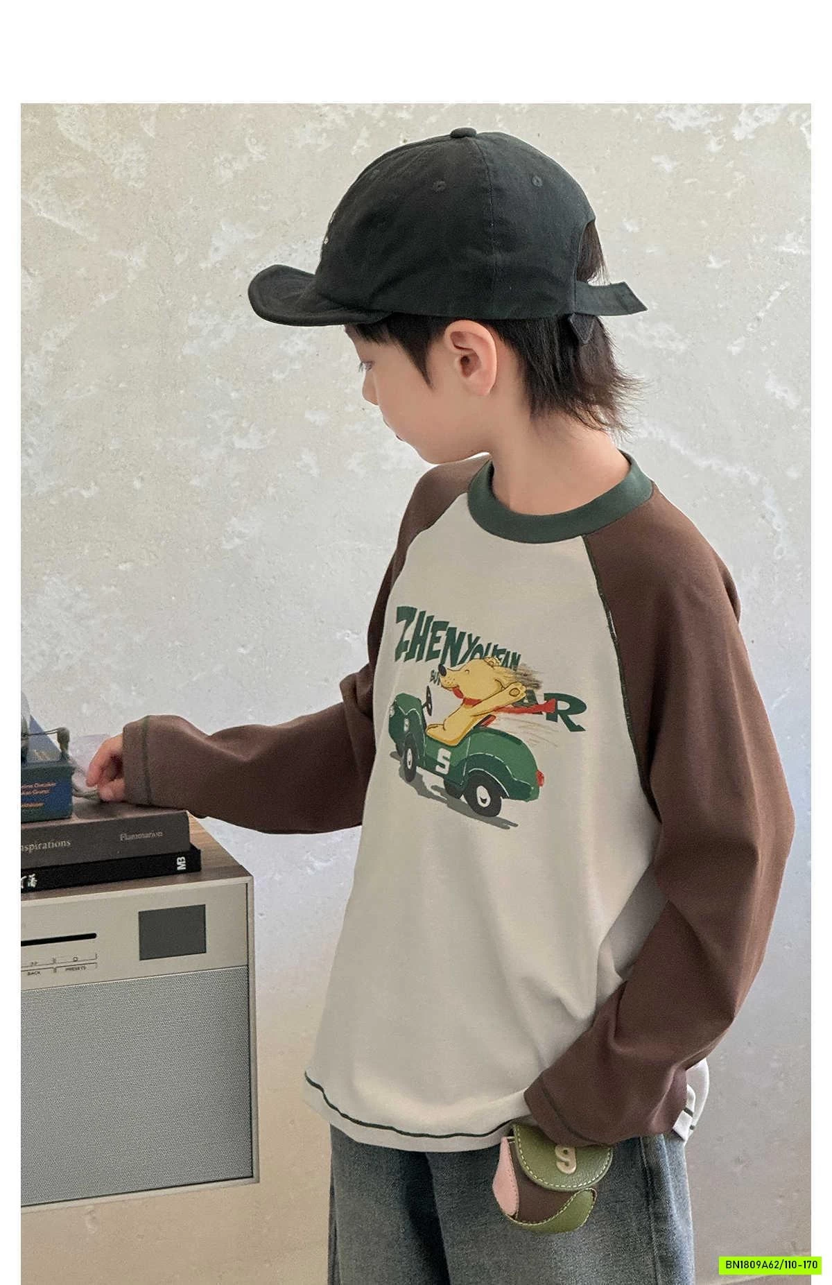 ÁO THUN Ô TÔ PHỐI MÀU TAY