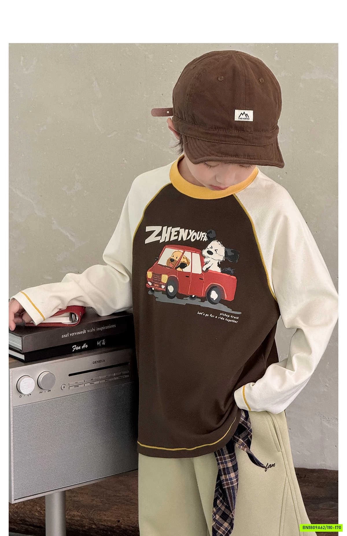 ÁO THUN Ô TÔ PHỐI MÀU TAY