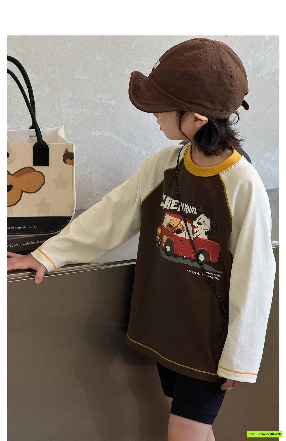 ÁO THUN Ô TÔ PHỐI MÀU TAY