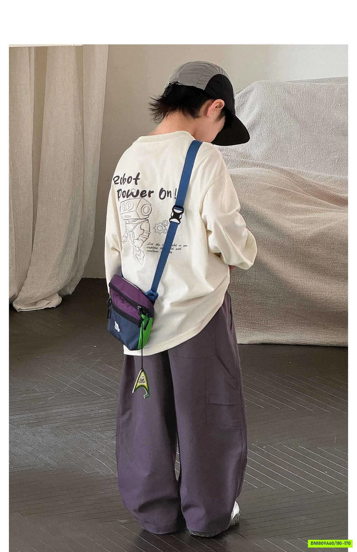 ÁO THUN BÉ TRAI IN CHỮ LƯNG