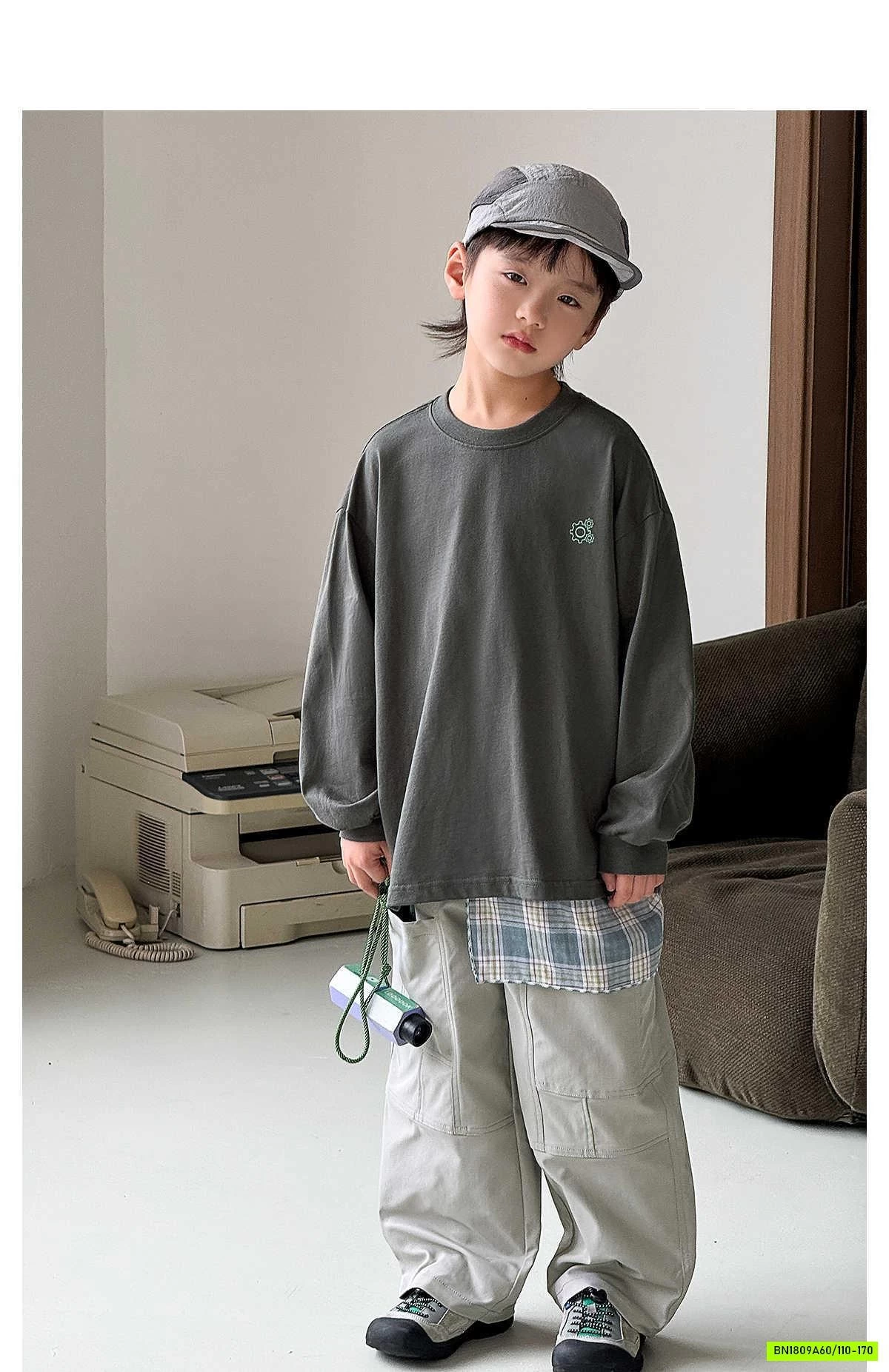 ÁO THUN BÉ TRAI IN CHỮ LƯNG