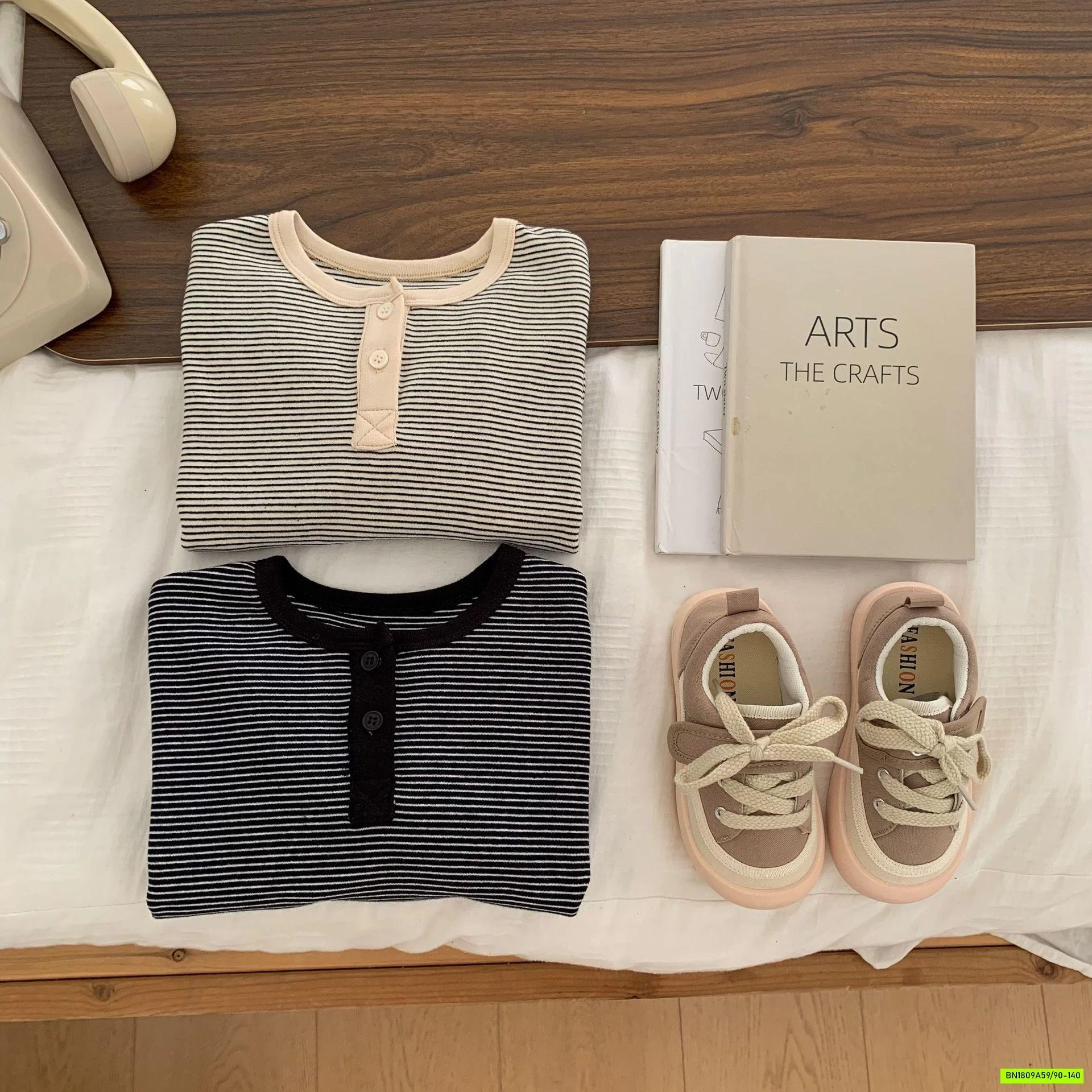 ÁO NỈ KẺ NGANG NHỎ