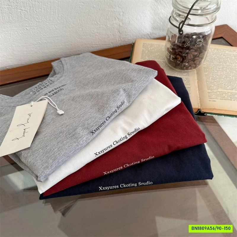 ÁO THUN IN CHỮ NHỎ MMY