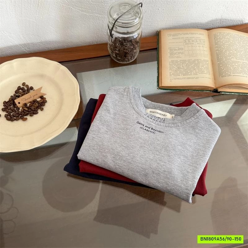 ÁO THUN IN CHỮ NHỎ MMY