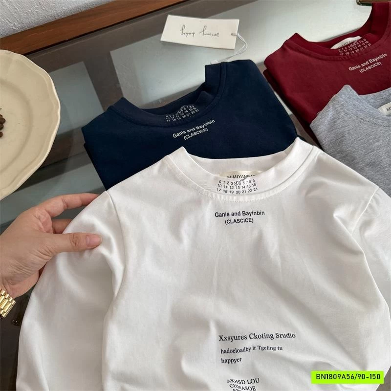 ÁO THUN IN CHỮ NHỎ MMY