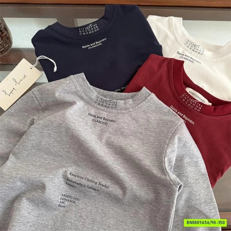 ÁO THUN IN CHỮ NHỎ MMY