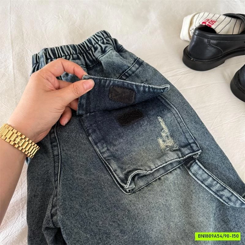 JEANS BAGGY RÁCH GỐI MMY