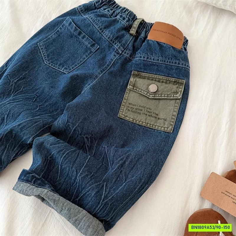 JEANS BAGGY TÚI SAU MMY