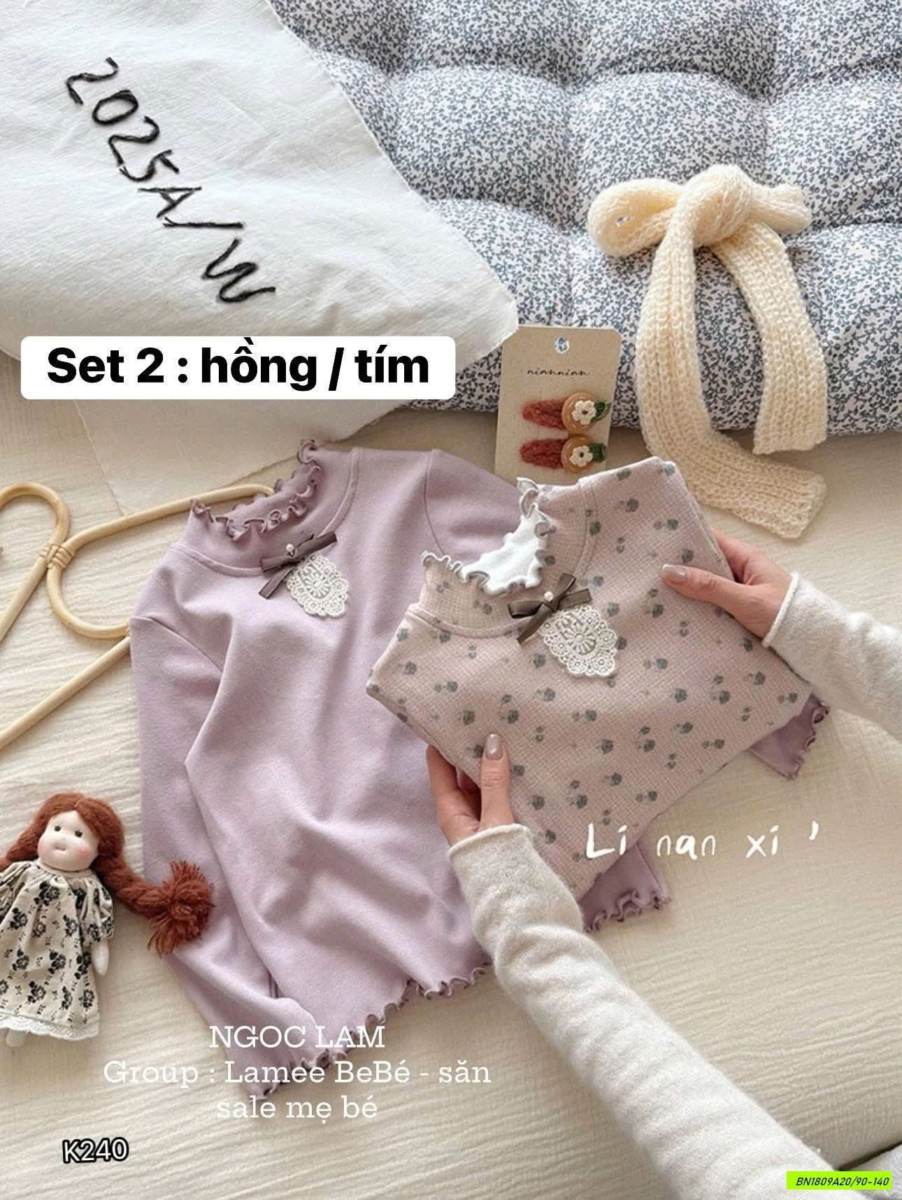 SÉT 2 ÁO GIỮ NHIỆT LINANXI