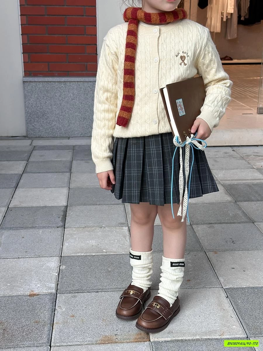 CHÂN VÁY XẾP LY CARO 25G059 AMBB