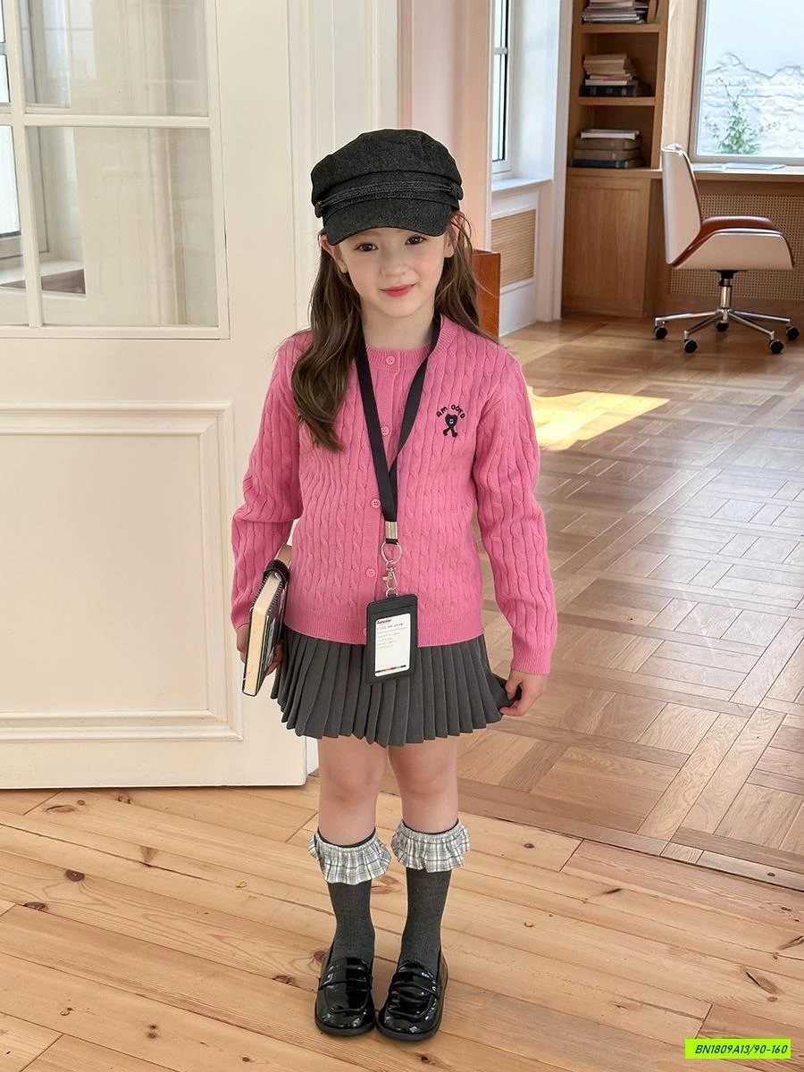 CARDIGAN LEN VẶN THỪNG 25G096 AMBB