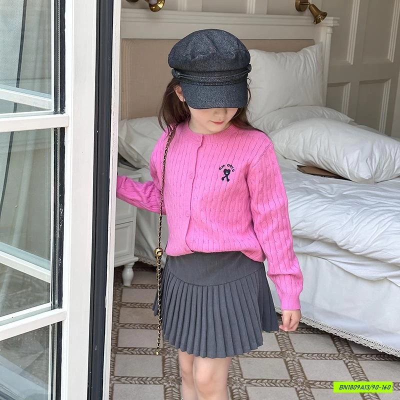 CARDIGAN LEN VẶN THỪNG 25G096 AMBB