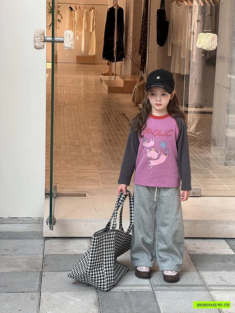 ÁO THUN IN HÌNH PHỐI MÀU TAY 25G062 AMBB