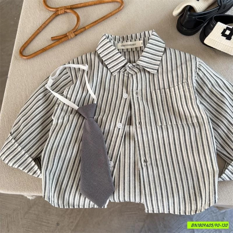 SƠ MI SỌC KÈM CÀ VẠT MMY