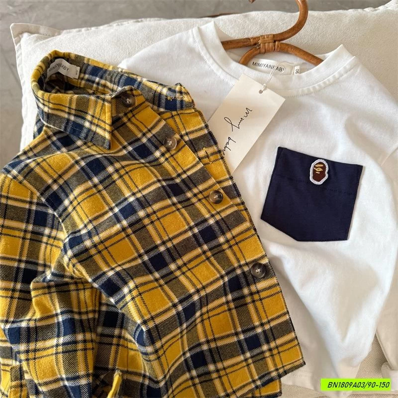 SƠ MI ARO VÀNG TÚI NGỰC MMY